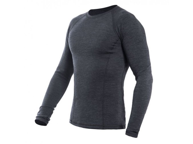 triko dlouhé pánské SENSOR MERINO BOLD antracitové