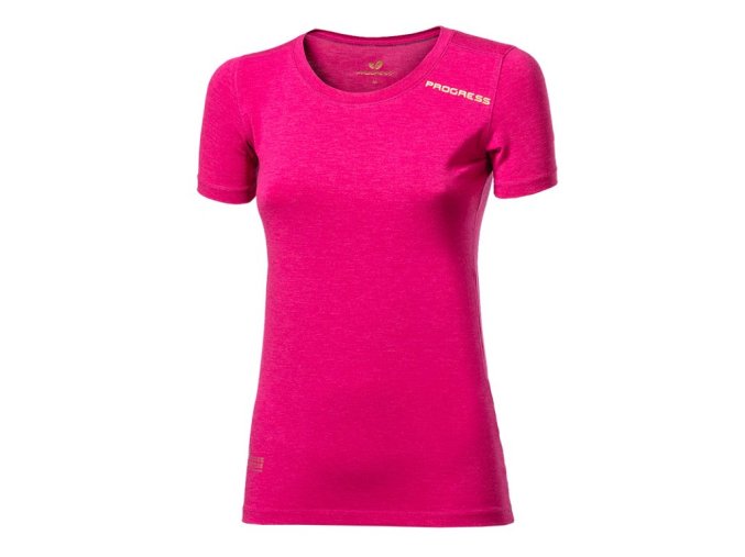 triko krátké dámské Progress TKRZ coffee fuchsie (Velikost L)