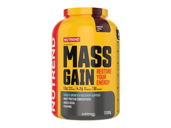 nápoj Nutrend Mass Gain 2100g čokoláda+kakao