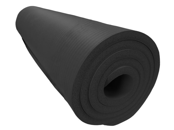 karimatka fitness 183x60x1,2cm černá