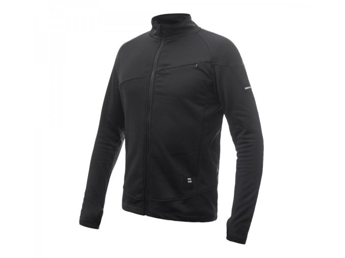 mikina pánská SENSOR PROFI celozip černá (Velikost L)