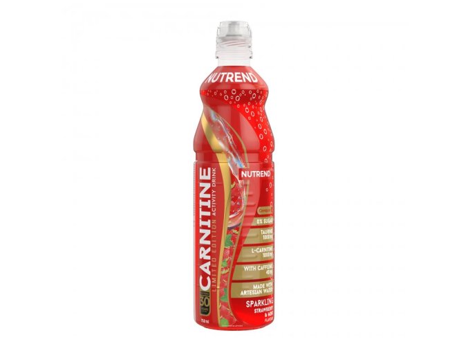 nápoj Nutrend CARNITINE with caffeine 750ml JAHODA+MÁTA