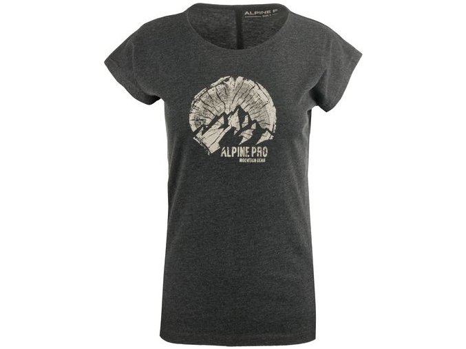 triko dámské krátké ALPINE PRO UDAWA černé (Velikost L)