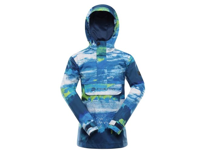 bunda dětská ALPINE PRO ZEREDO s PTX modrá (Velikost 104/110)