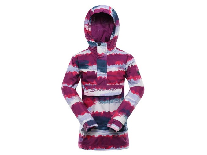 bunda dětská ALPINE PRO ZEREDO s PTX růžová (Velikost 104/110)