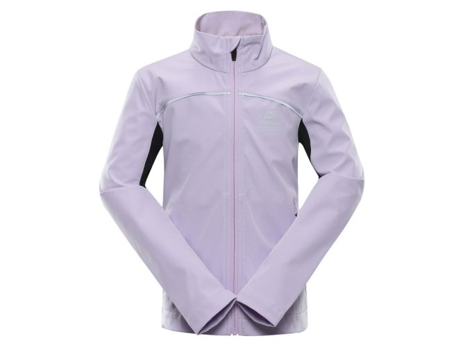 bunda dětská ALPINE PRO GEROCO softshellová fialová (Velikost 104/110)
