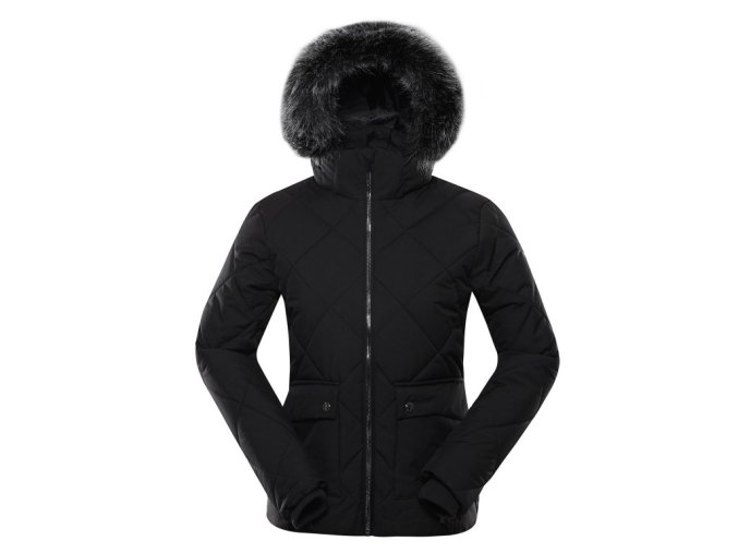 bunda dámská ALPINE PRO LODERA s membránou PTX černá (Velikost L)