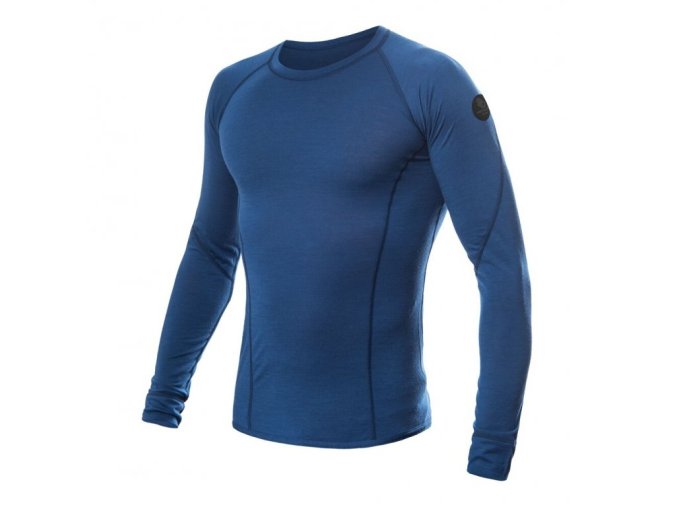 triko dlouhé pánské SENSOR MERINO AIR tm. modré (Velikost L)
