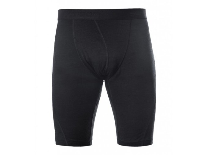 boxerky SENSOR MERINO AIR dlouhé černé NEW (Velikost L)