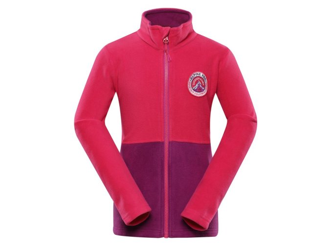 mikina dětská ALPINE PRO SIUSO růžová (Velikost 104/110)