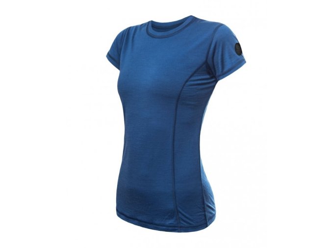 triko krátké dámské SENSOR MERINO AIR tm. modré NEW (Velikost L)