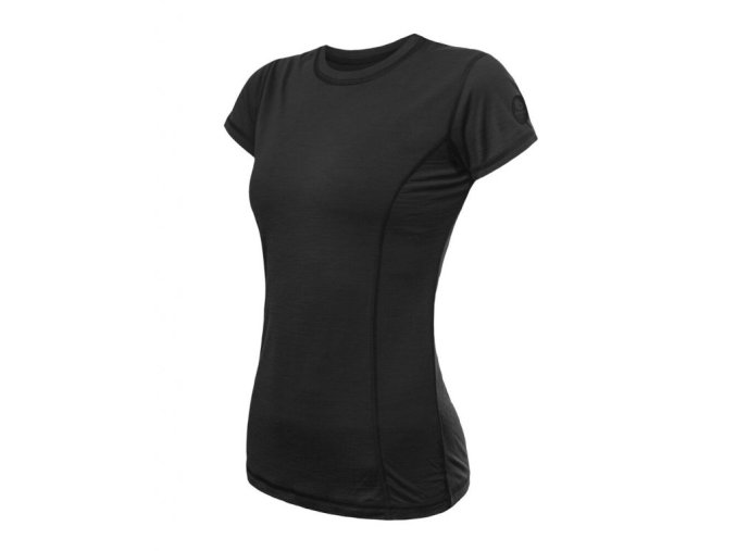 triko krátké dámské SENSOR MERINO AIR černé NEW