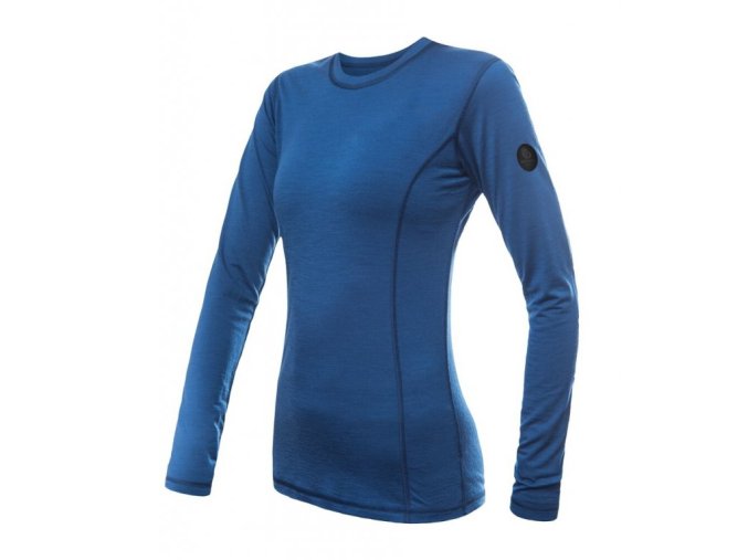 triko dlouhé dámské SENSOR MERINO AIR tm. modré NEW