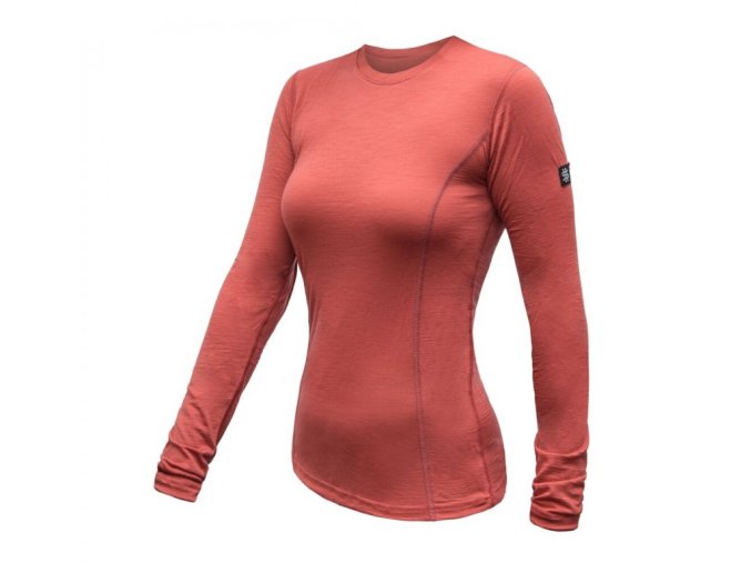 triko dlouhé dámské SENSOR MERINO ACTIVE terracotta (Velikost L)