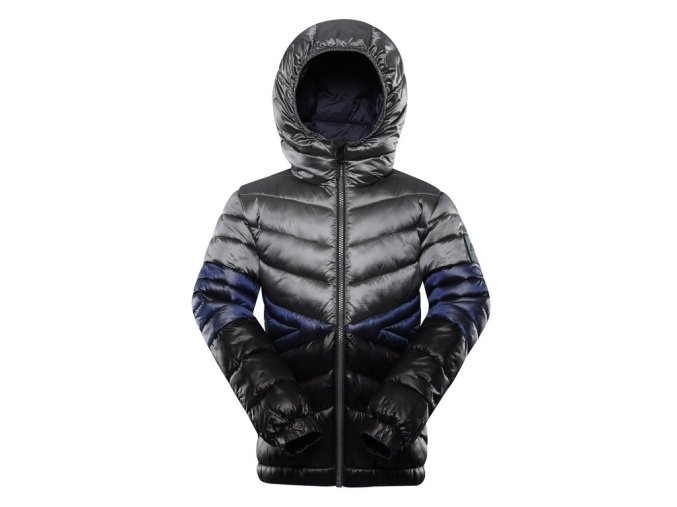bunda dětská ALPINE PRO ROGO HI-THERM šedá