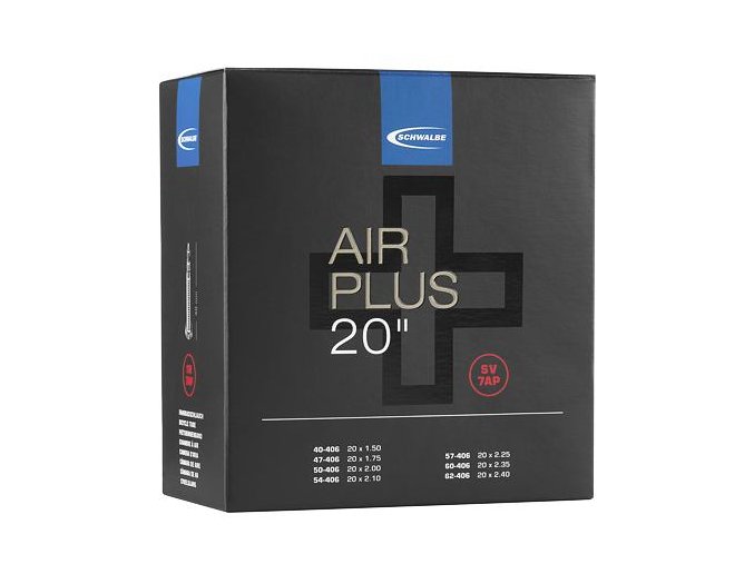 duše SCHWALBE SV7AP AIR PLUS 20"x1.50-2.40 (40/62-406) SV/40mm