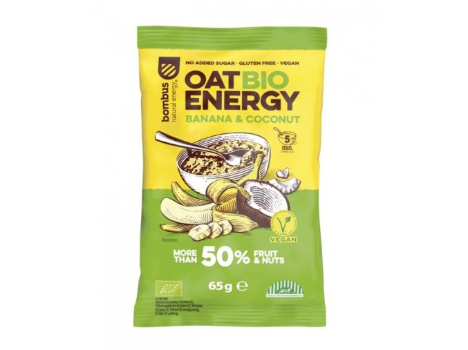 kaše ovesná Bombus Bio 65g banán+kokos