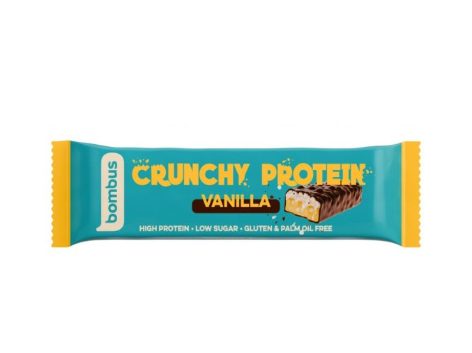 tyčinka Bombus Crunchy Protein 50g vanilka