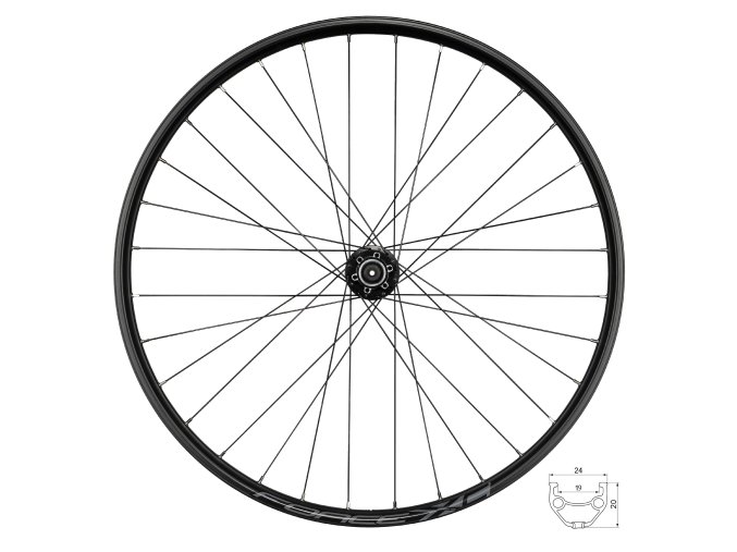 kolo přední FORCE XC DISC 622x19 F804342-6d 32d