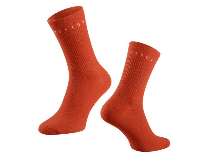 ponožky FORCE SNAP, oranžové