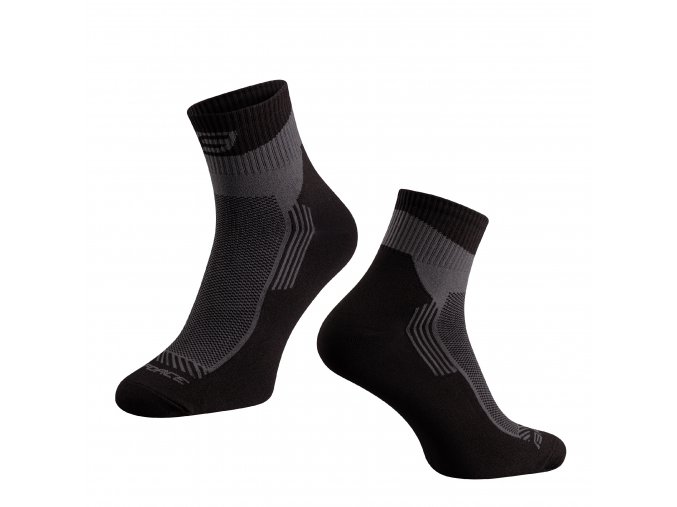 ponožky FORCE DUNE, šedo-černé