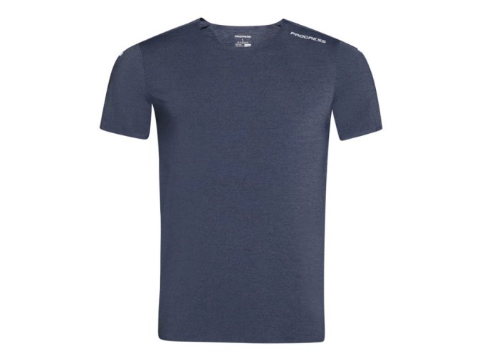 triko krátké pánské Progress TECHNIC tmavě modrý melír (Velikost L)
