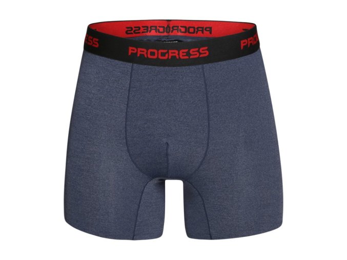 boxerky Progress TECHNIC tmavě modrý melír (Velikost L)