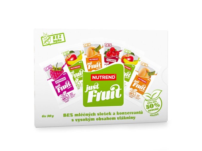 tyčinky JUST FRUIT, 6x 30g mix příchutí