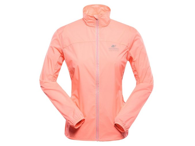 bunda dámská ALPINE PRO SPINA s DWR oranžová