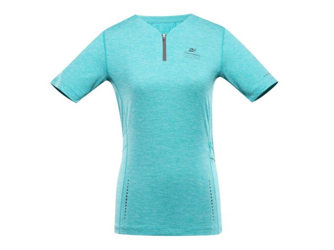 triko dámské krátké ALPINE PRO GERETA modré (Velikost L)