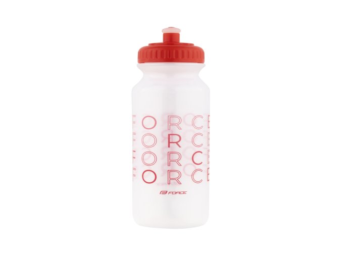 láhev FORCE ENJOY 0,5 l, transparentní-červená