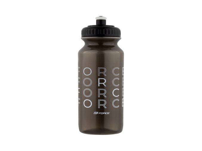 láhev FORCE ENJOY 0,5 l, transparentní černá-bílá