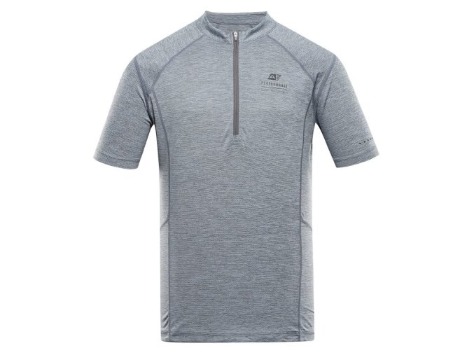 triko pánské krátké ALPINE PRO GERET rychleschnoucí šedé (Velikost L)