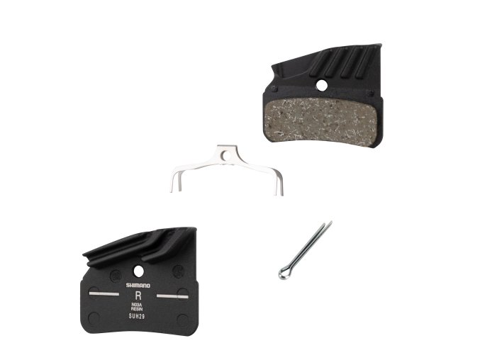 destičky brzd SH N03A polymer, s pružinou+chladič