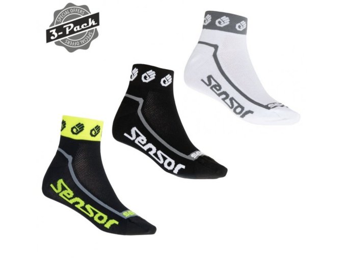 ponožky SENSOR RACE LITE SMALL HANDS 3pack NEW