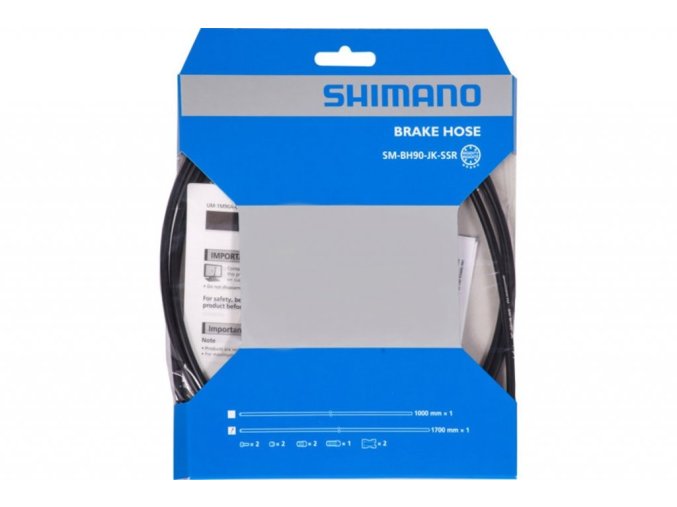 hadička hydraulických brzd Shimano SM-BH90-JK-SSR 1700mm černá original balení