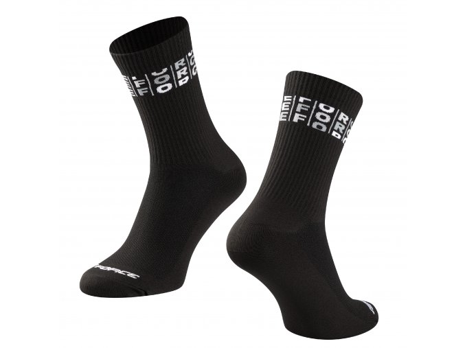 ponožky FORCE MESA, černé