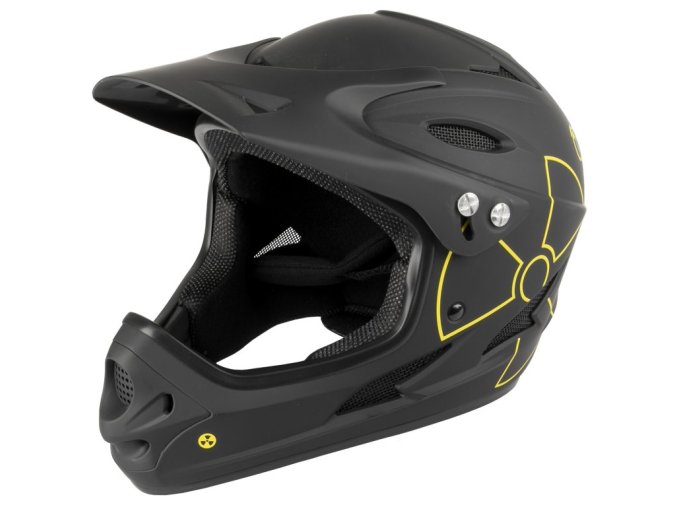 přilba M-WAVE FALL OUT černá matná dětská 53-56cm