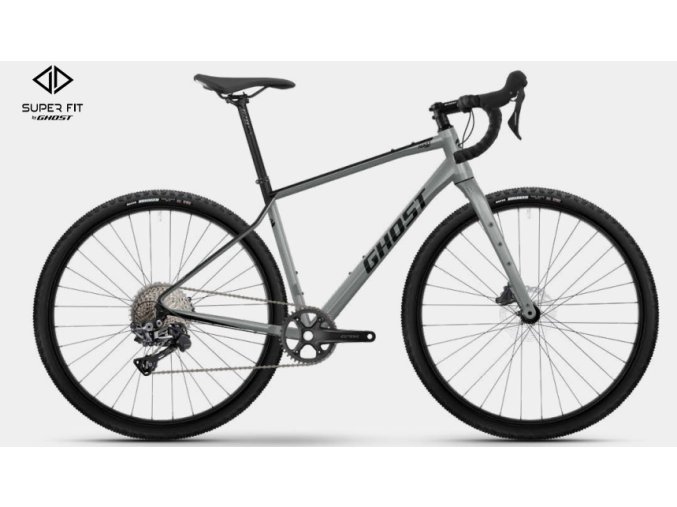 GHOST Asket Advanced AL Light Grey/Met. Anthracite Glossy