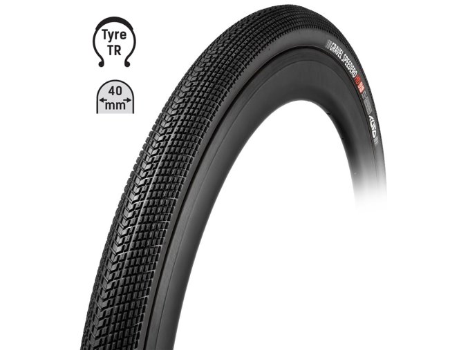 plášť TUFO Gravel SPEEDERO HD 700x40C, bezduš. črn