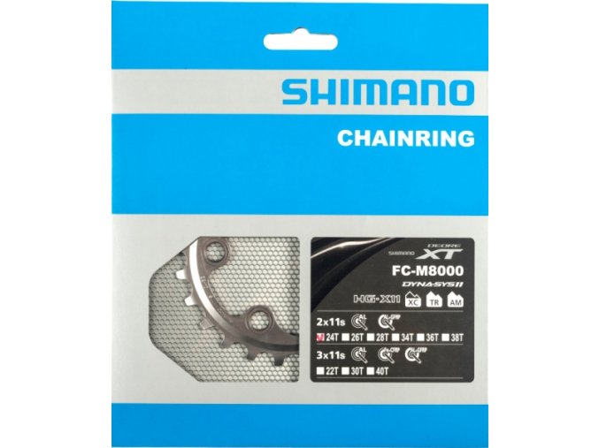 převodník 24z Shimano XT FC-M8000 2x11 4 díry