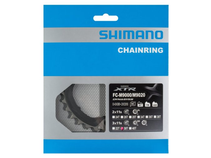 převodník 30z Shimano XTR FC-M9020 3x10 4 díry