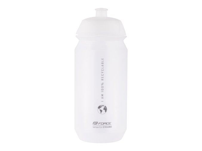 láhev FORCE BIO EARTH 0,5 l, transparentní-šedá