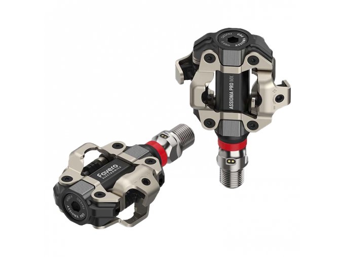 pedály FAVERO ASSIOMA PRO MX-2 ocelové, černé