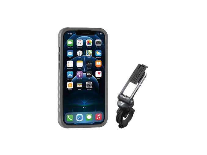 obal na mobil TOPEAK RIDECASE pro iPhone 12 Pro Max černá/šedá