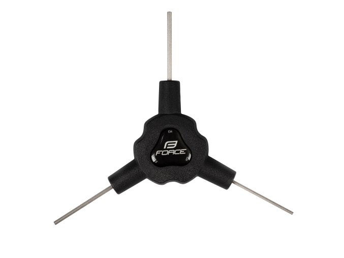 klíč Y inbus FORCE trojstranný 2/ 2,5/ 3 mm, černý