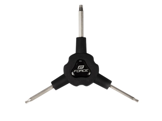 klíč Y torx FORCE trojstranný T20/ T25/ T30 černý