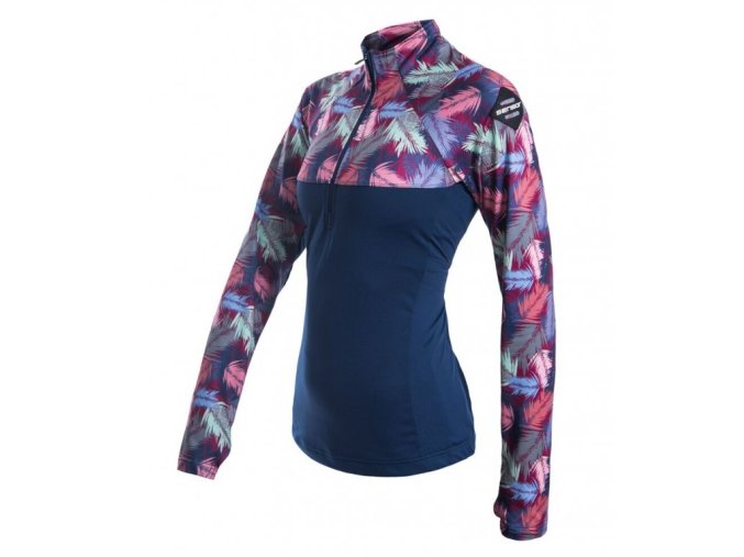 mikina dámská SENSOR COOLMAX THERMO tmavě modrá/feather (Velikost L)