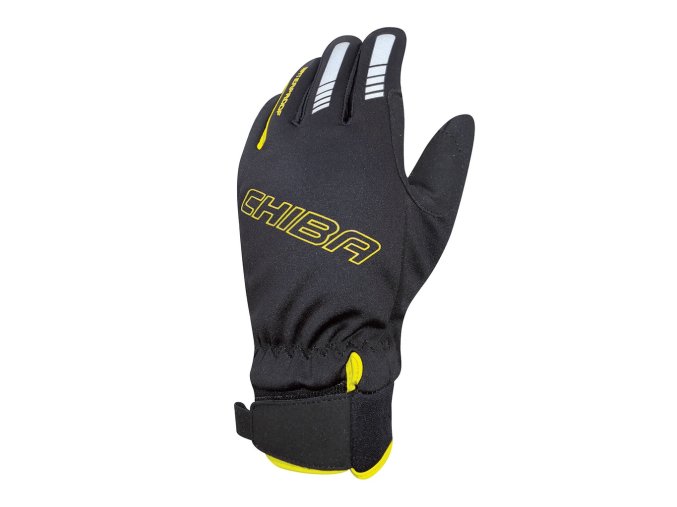 Chiba Kids Waterproof čierne/neónovo žlté, Černá