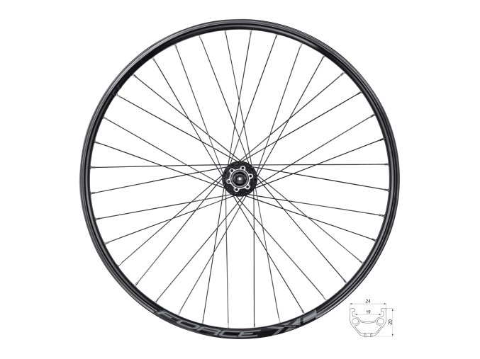 kolo přední FORCE XC DISC 622x19 HBM475-6d 36d